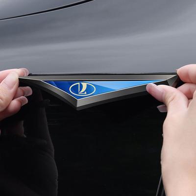 AVV1 Car Door Side Fender Logo Blade Emblem Badge Sticker For LADA Niva 4X4 BRONTO Vesta Granta Largus Samara Decoration Accessories