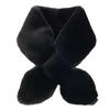 Fake Rabbit Fur Collar Scarf Women Keep Warm Thickening Fur Colorful Cross Winter Scarf Autumn Winter Fake Fur New