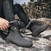Fashion Resistant Waterproof Snow Boots Men Plush Insulation Comfortable Work Cotton Shoes Outdoor Travel Vacation Leisure Shoes