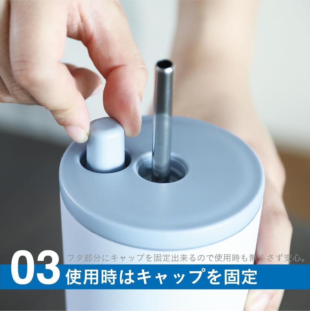 CB Japan ESCAPE PRO Tumbler Fully Dishwasher Vacuum Stainless with Straw 750, SANTECO, Blue, 750ml, Sealed, Safe, Insulated, Steel, Double-Walled