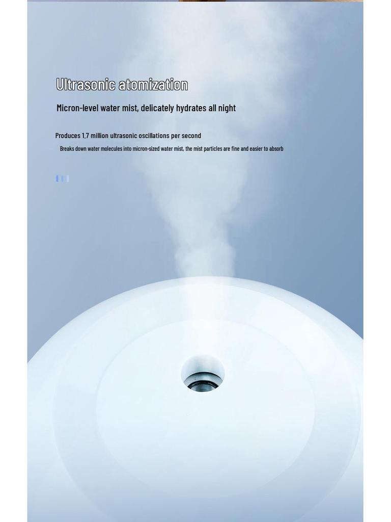 Mini Silent USB Humidifier & Essential Oil Diffuser for Home, Office, Dorm - Compact Air Purifier