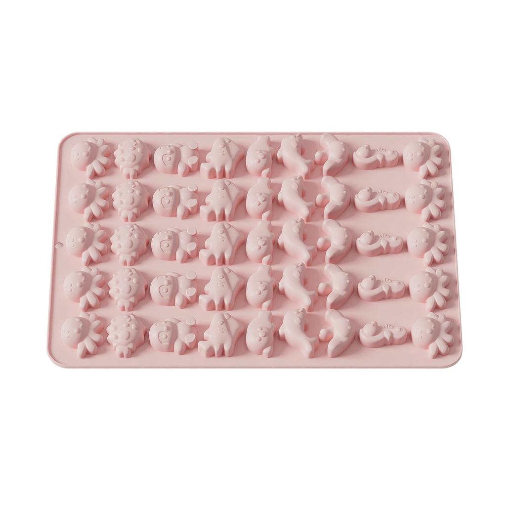 Animal Silicone Chocolate - Dolphin and Penguin Shapes, Food Grade Easy Release for Chocolate Candy and Baking, Non-Stick Flexible