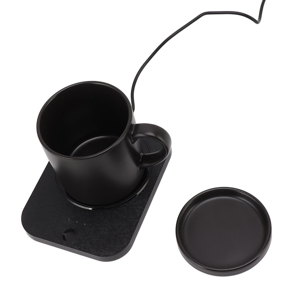 55 celsius  Mug Warmer USB Powered Milk Cup Warmer with 3 Temperature Settings for Home and Office Desk Use