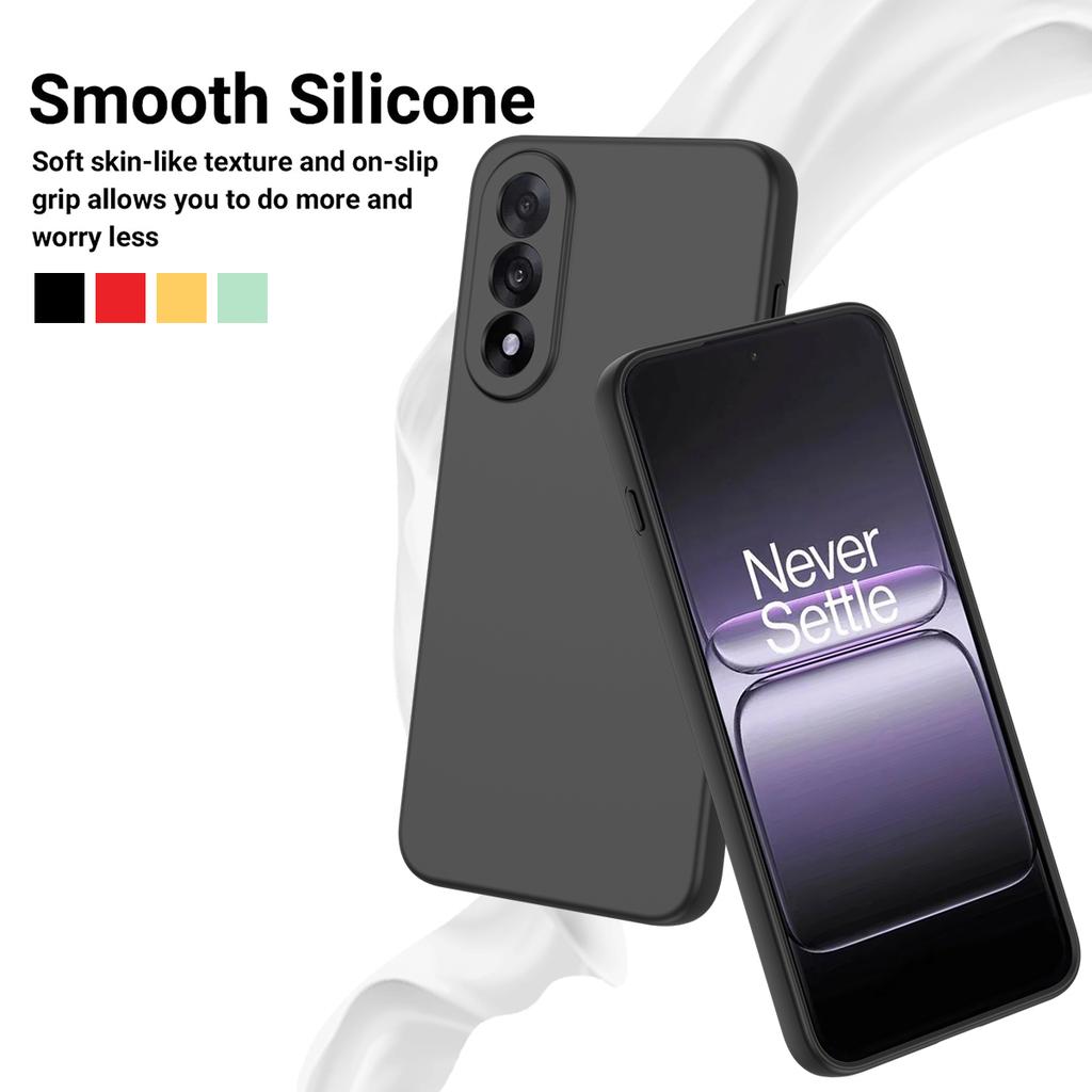 For OnePlus Nord 5 5G Liquid Silicone Case Phone Back Cover with Hand Strap