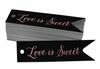 Inkdotpot Gold Foil Paper Hang Tags Love Is Sweet Wedding Favor Tags 100