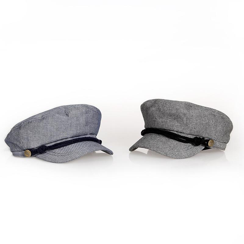 European Vintage Driver Cap School Style Flat Newsboy Hat Women Violinist Hat Spring Autumn
