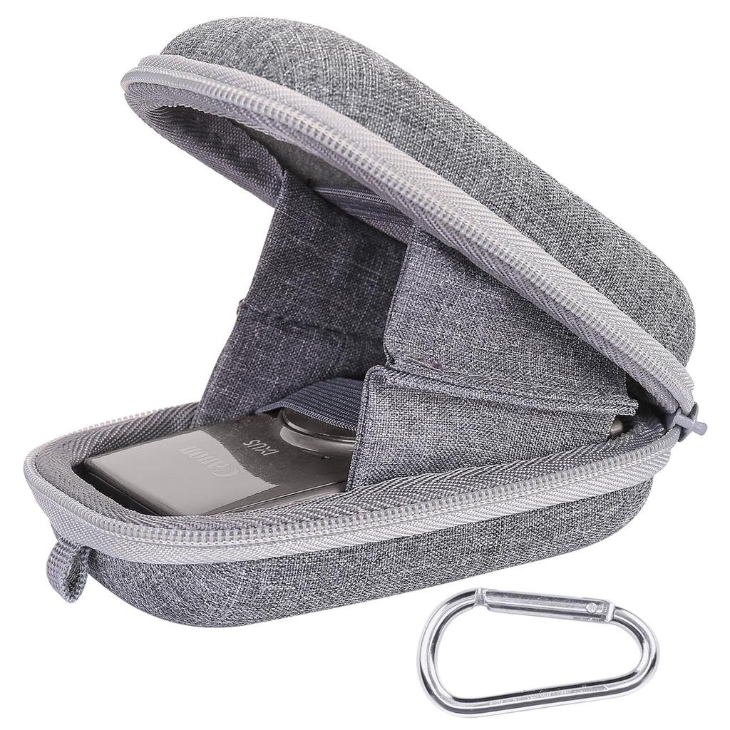 Canon IXY650 IXY640 IXY200 IXY210 IXY180 IXY160 Compact Digital Camera Silver Protective Storage Case Aenllosi (Case Only) -