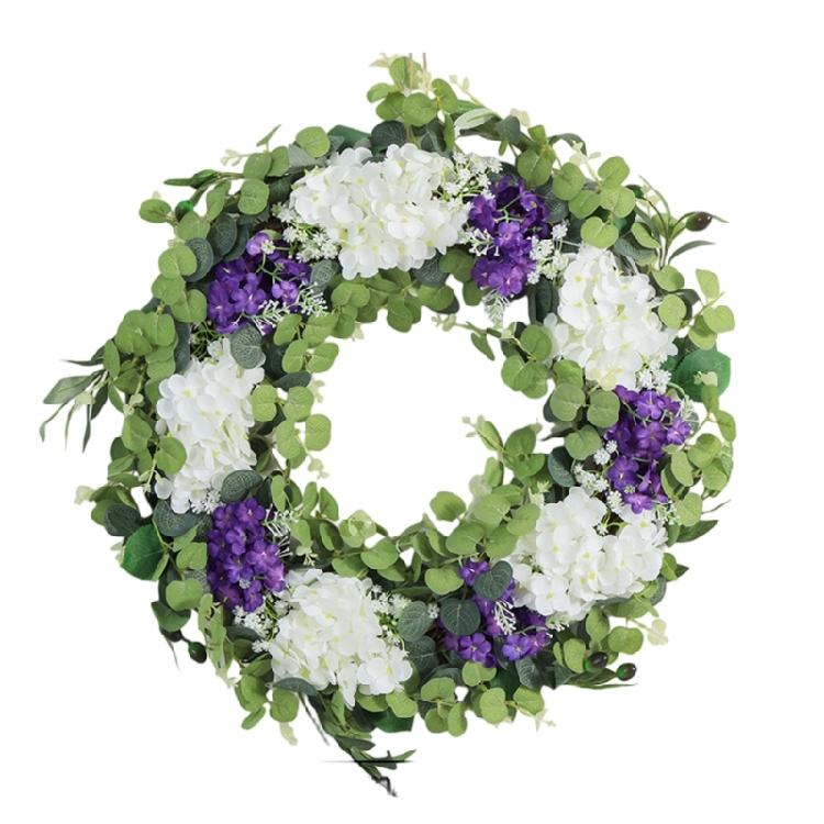 

Realistic Grape Floral Garlands For Living Room Kitchen Decors Durable Plastic Vine Wreath Seasonal Door Garlands 1