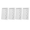 4pcs Checklist Board DIY Production Recyclable Portable Chore Checklist Detachable Chore Chart for