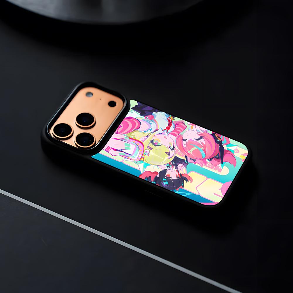 

ZZZ ReDreaming Ангел Чехол для телефона Для iPhone 17 16 15 14 13 12 Pro Max Plus Черная Рамка Жесткий Корпус iPhone 13 Pro