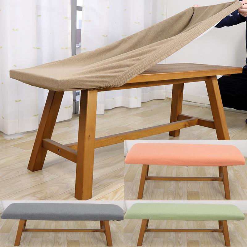 Stretch Piano Bench Cover Long Footstool Slipcover Elastic Seat Protector Dust Proof Chair Case For Furniture