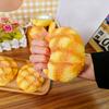 Simulated Pineapple Bun Squeeze Toy Stress Relief Fake Bread Fidget Toy Anxiety Reduction Soft Stretchy Sensory Stress Ball