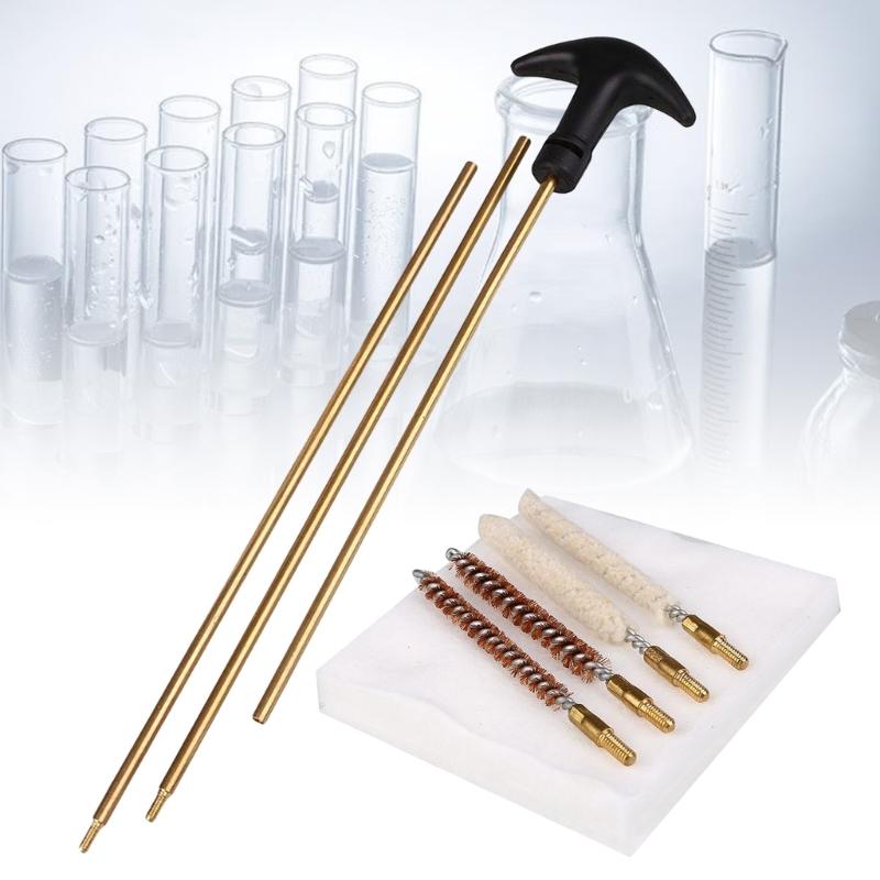 Detachable Comfortable Handle Shooting Brush Portable Barrels Cleaning Rod Kits