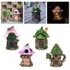 Craft Miniature Fairy House Garden Lights Solared Powered Outdoor Yard and Walkway Decorations Lights 4 Different Styles