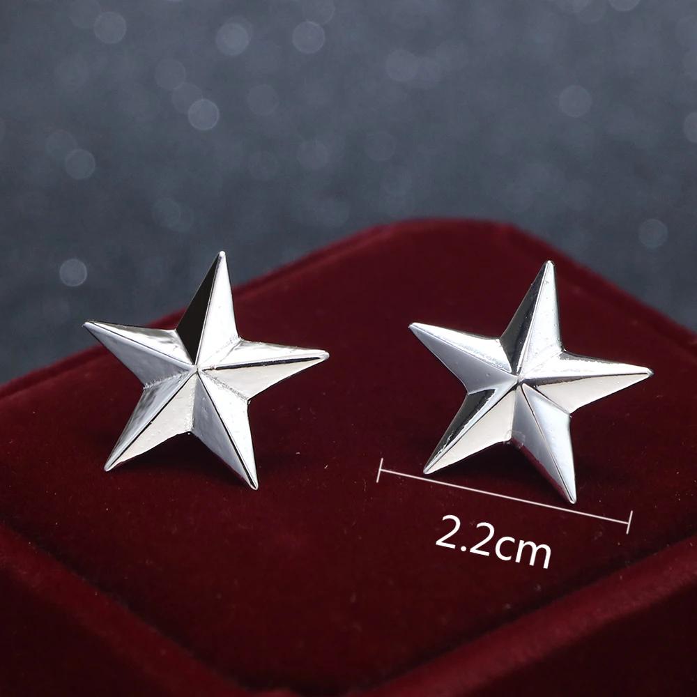 Spilla Distintivo Stella Piccola da Uomo e Donna per Camicette Spilla a Puntine Metalliche da Risvolto Spille e Spille a Forma di Stella per Colletto di Camicia Accessori