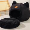 Cat Head Shape Cute And Comfortable Warm Cat House Safe Sleep Cave Non-Slip Semi-Closed Design Four Seasons Universal Cat Nest