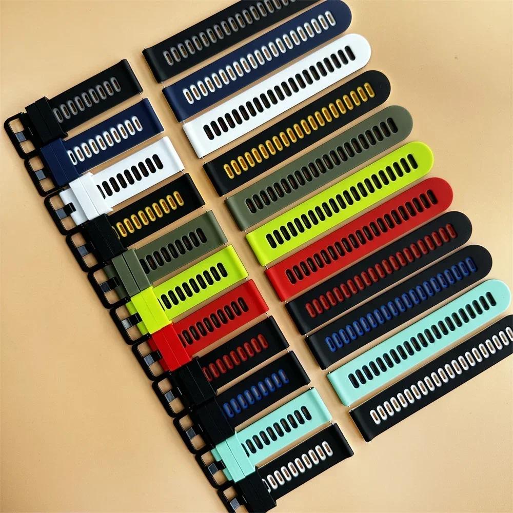 22mm Breathable Watch Strap For IGPSPORT LW10 Silicone Correa Band For iGPSPORT VeRun Smartwatch Colorful Sport Bracelet Band