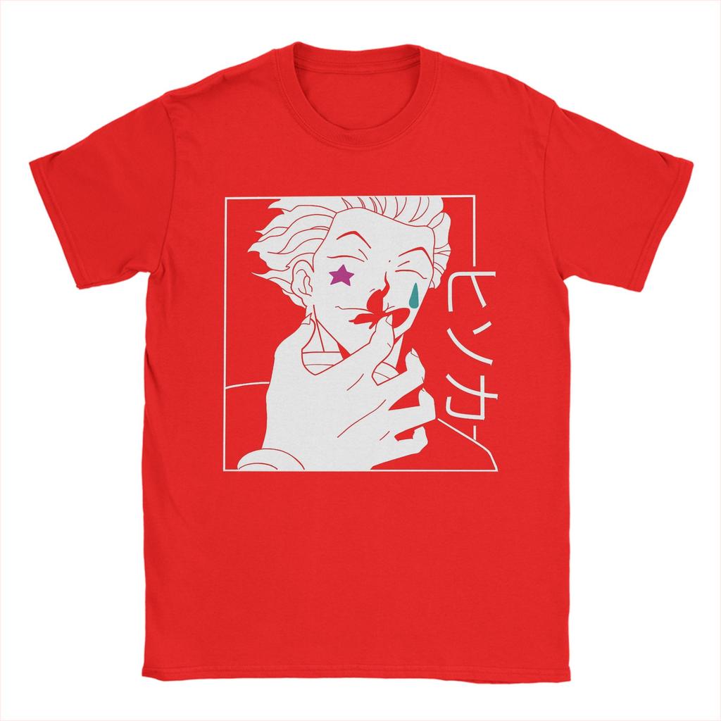 Unisexs Tshirts Hisoka Morow Hunter X Hunter Vintage Pure Cotton Tees Short Sleeve Anime Unisexga T Shirt Clothing 4xl 5xl 6xl
