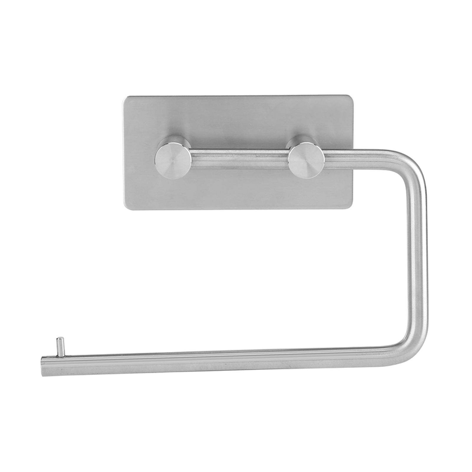 

Wall Mounted Stainless Steel Roll Paper Holder Tissue Towel Rack for Bathroom Toilet