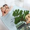 Trash Truck, I Love Trash Truck Throw Blanket Decorative Soft Throw Blanket for Couch Sofa