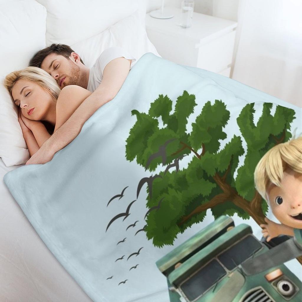 Trash Truck, I Love Trash Truck Throw Blanket Decorative Soft Throw Blanket for Couch Sofa