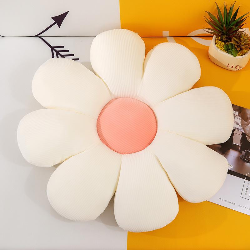 Small daisy flower seat cushion office computer chair cushion sun flower tatami seat cushion petal throw pillow