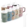 2026 New China Technology Design Tumbler Boot Silicone Tumbler Cups With Lids and Straws Detachable Silicone Straw