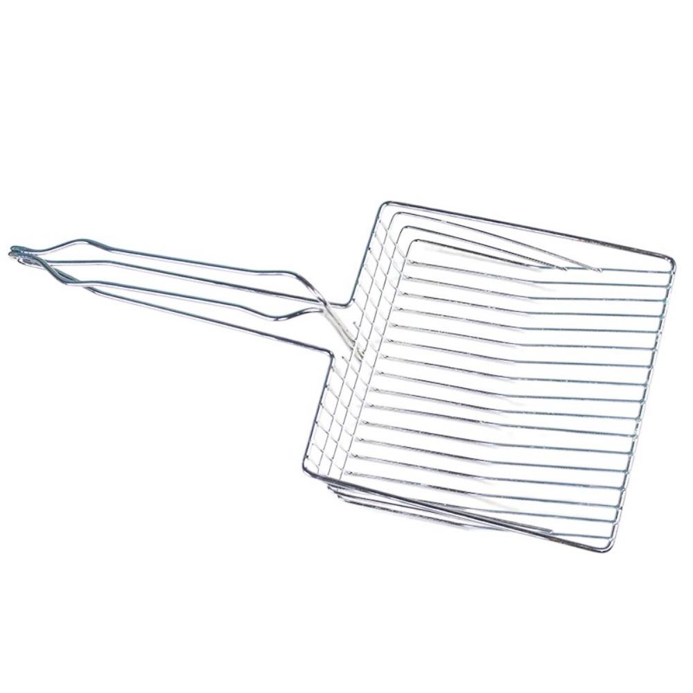 Metal Cat Litter Shovel Long Handle Kitten Litter Sand Shovel Waste Poop Cleaner  Home