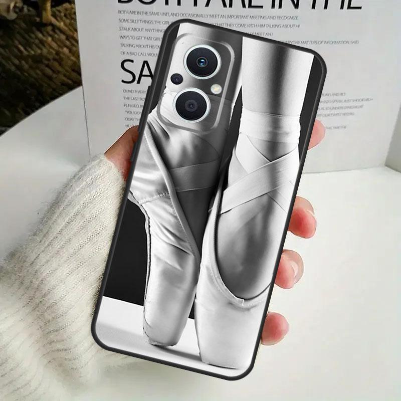 Ballet Ballerina Shoes Pointes Phone Case For OPPO Reno 8 7 Lite 8T 11 12 13 14 14F 10 Pro OPPO Find X8 X6 X5 X9 Pro Cover