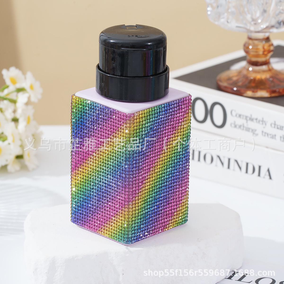 

Nail Art Diamond Press Bottle Press Cleaning Nail Remover Water Bottle Color Nail Art Alcohol Press Bottle Nail Art Tool color