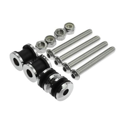 TCMI H-D Quick Release Docking Hardware Kit Fits Harley Sportster XL Removable Sissy Bar 2004-2020, Chrome #5