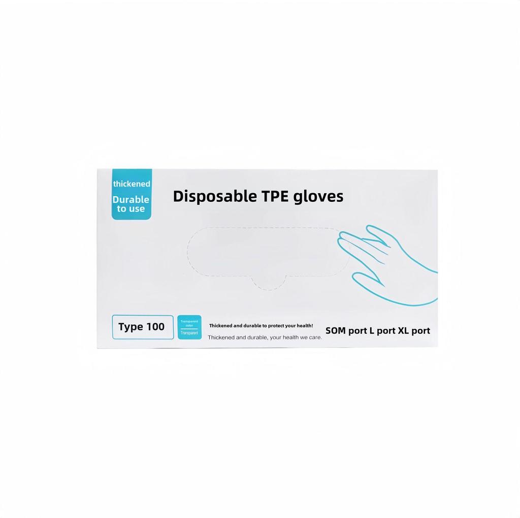 Thickened Durable TPE Disposable Food Grade Gloves for Kitchen and Baking