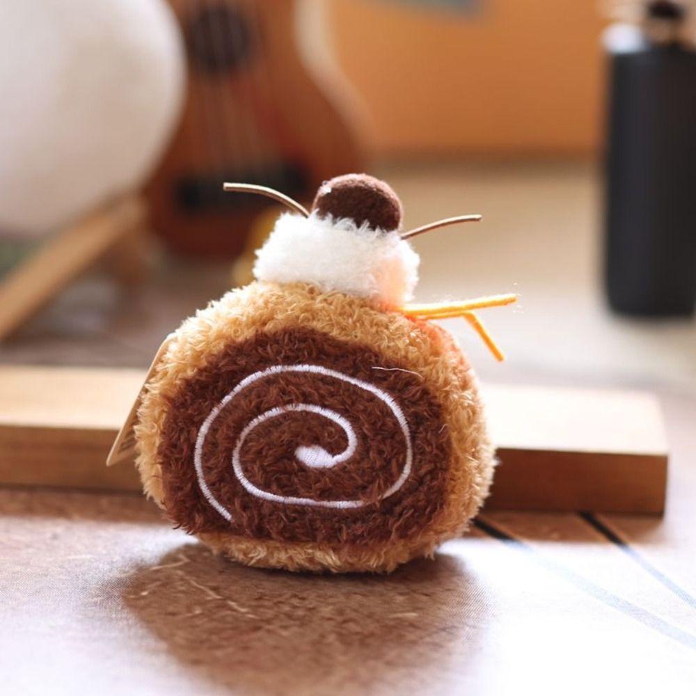 Afternoon Tea Series Sandwich Cheese Doll Stuffed Doll Dessert Plush Keychain  Jewelry Gfit