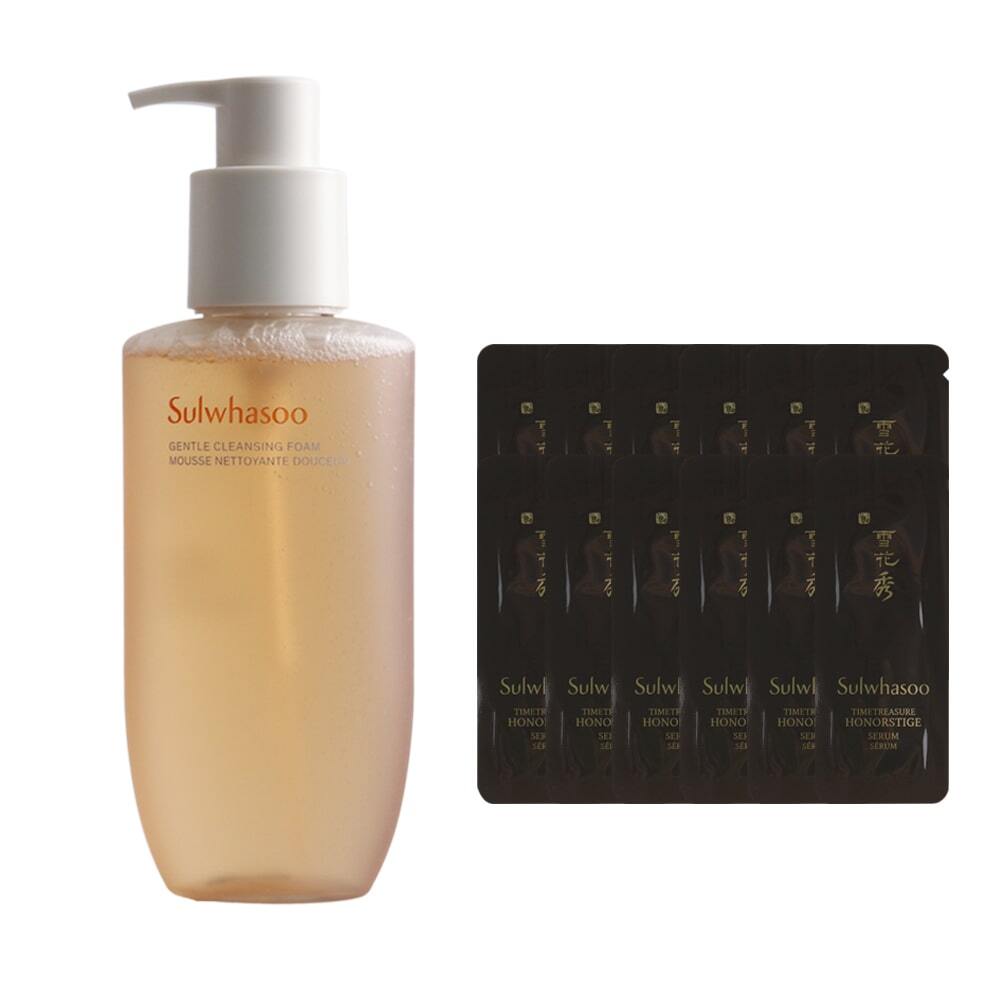 Sulwhasoo Нежная очищающая пенка + Джинсоль Мастерская Эссенция 12 мл (1 мл x 12)