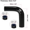 X AUTOHAUX Silicone Pipe Radiator Hose Elbow 90 Degree Length