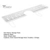 Humid Environment Storage Rack Over Sink Faucet Rack, Waterproof Anti-Rust Organizer, Organizer with Drain Holes Large Capacity Bathroom Kitchen