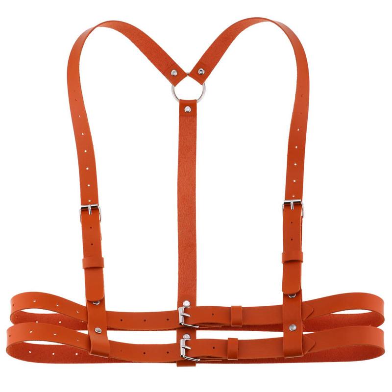 Decopunk New Leather Harness Garters Sexy Lady Body Bondage Lingerie Cage Sculpting Harness Goth Harajuku Suspenders Sword Belt