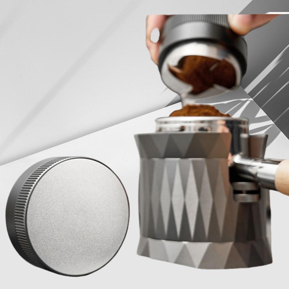 53mm Gravity Coffee Powder Distribution Tool 304 Stainless Steel Automatic Height Adjusting Coffee Tamper ( BPA Free , No FDA )
