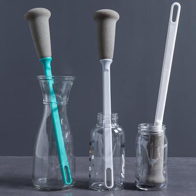 Sponsborstel met Lange Steel Flesreinigingsborstel Babyfles Borstel Bierkannen Schoonmaker Keukenreinigingsmiddelen Keukengereedschap