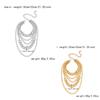 Exaggerated Thick Alloy Chain Necklace Modern Punk Style Layering Jewelry For Women Party Wear Comfortable