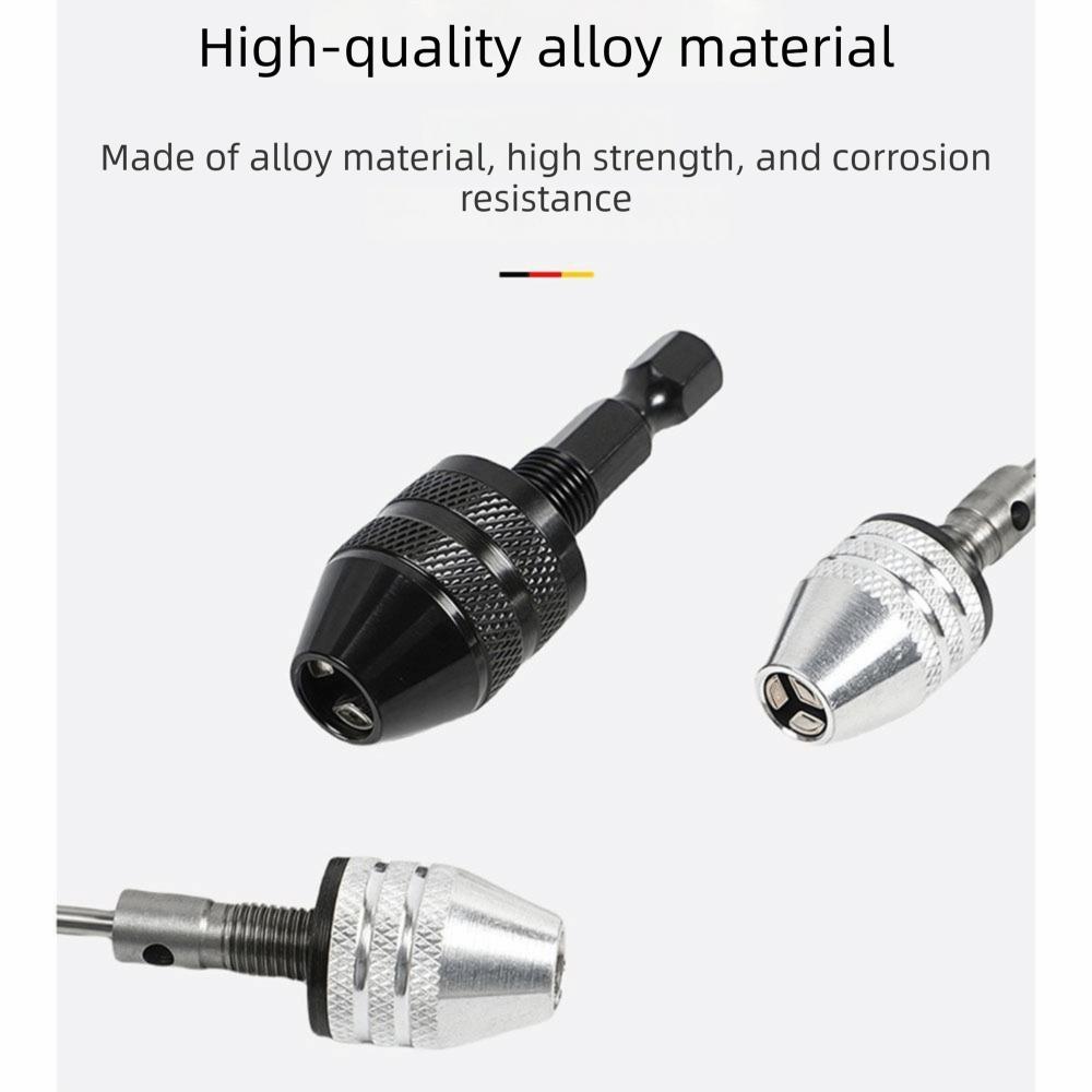 0.3-3.6mm Quick Change Drill Attachment Hex Shank Chuck Conversion Tool Auto Repair