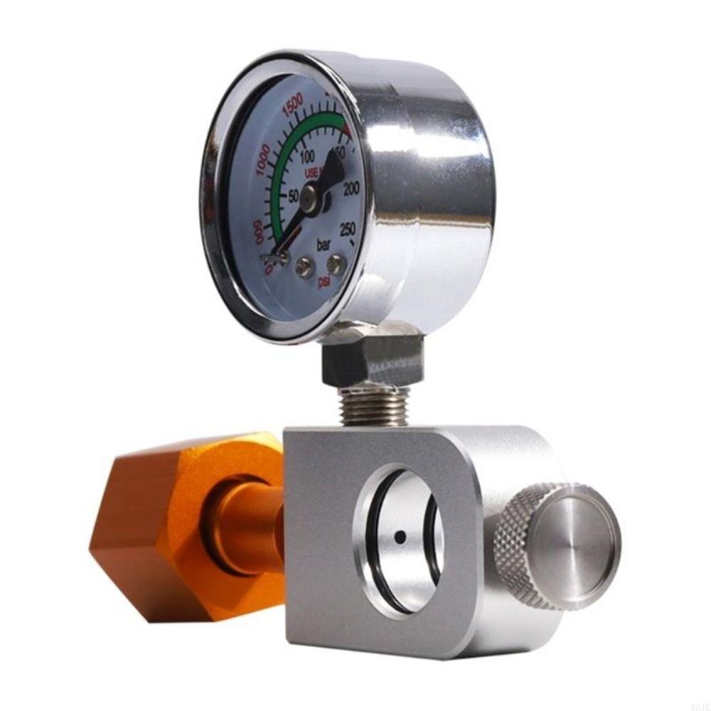 Replacement Soda Bottle Inflator Connector CGA320/W21.8 Manometer  Art Pink Soda Cylinder