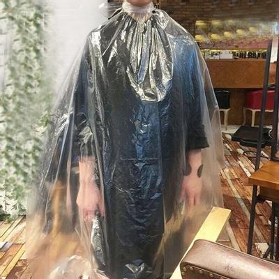 50 piezas de capa de peluquero desechable antimanchas para el hogar, suministros para peluquería, delantal