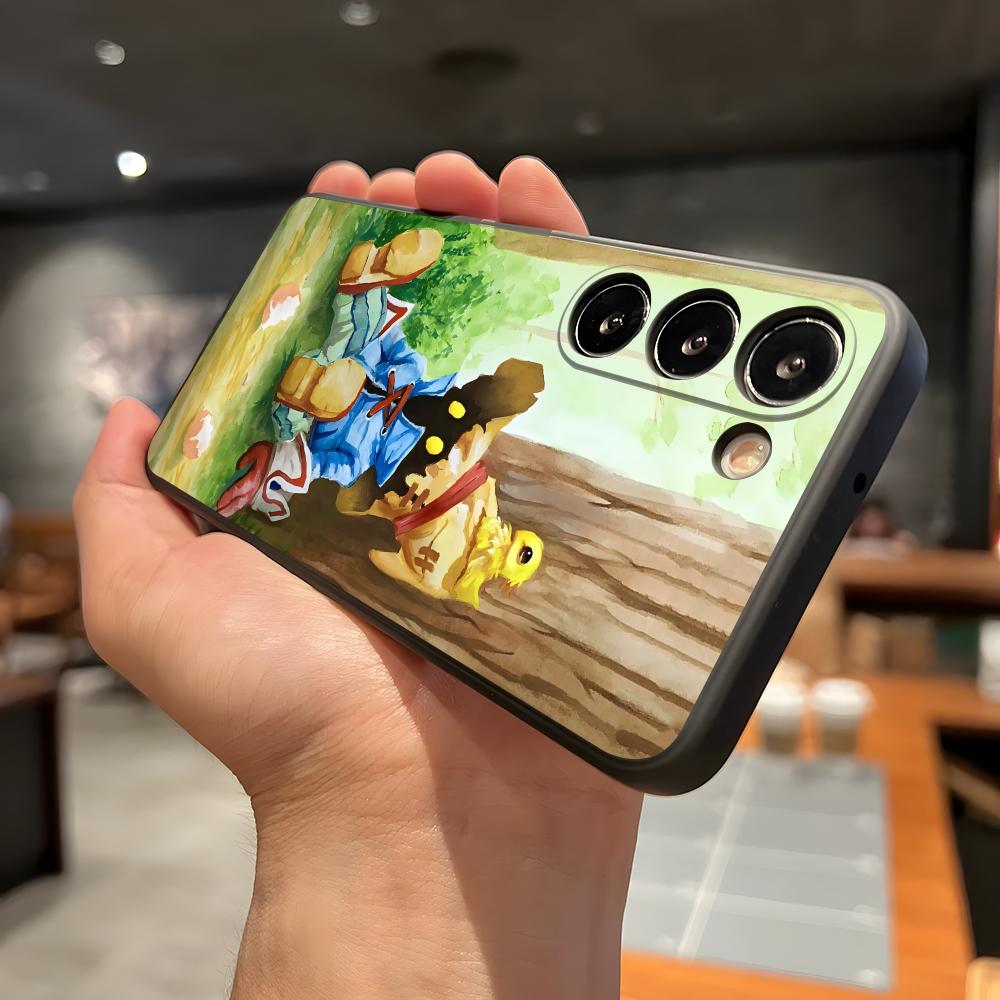 F-Final Game F-Fantasy V-Vivi Phone Case For Samsung A56 A36 A26 A16 A15 A25 A35 A55 A14 A34 A24 A54 Black Soft Shell