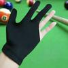 Billiard Hall Multi-Purpose Black Table Tennis Gloves - Ambidextrous for Men & Women