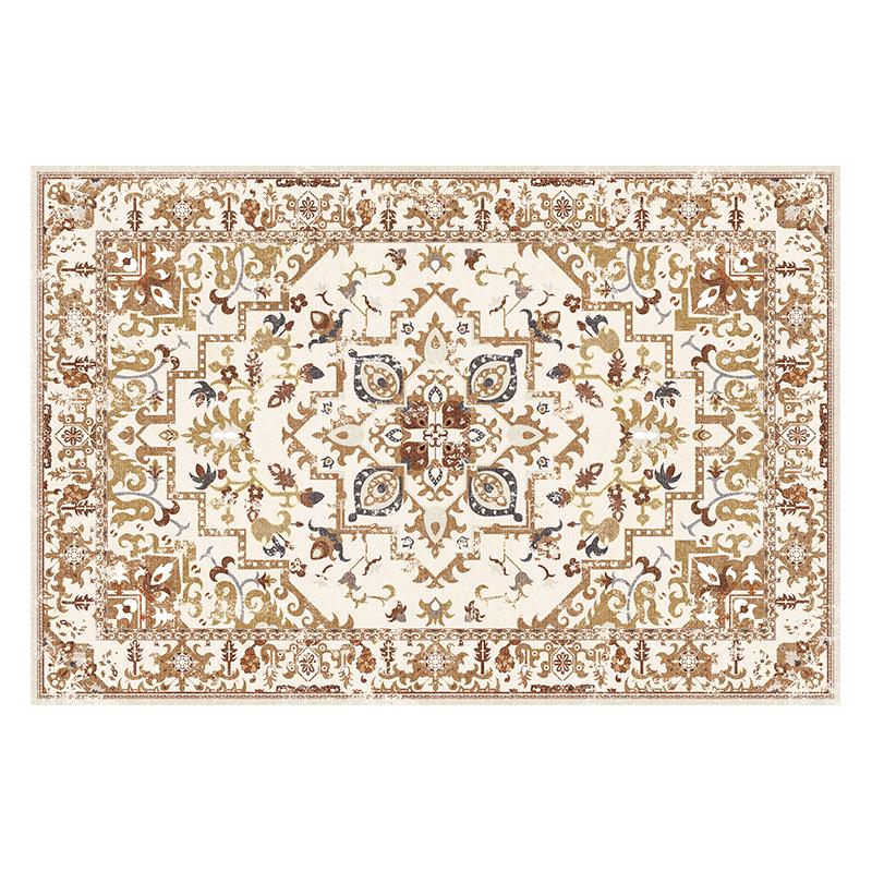 American Style Imitation Cashmere Machine-Washable Carpet for Bedroom and Coffee Table