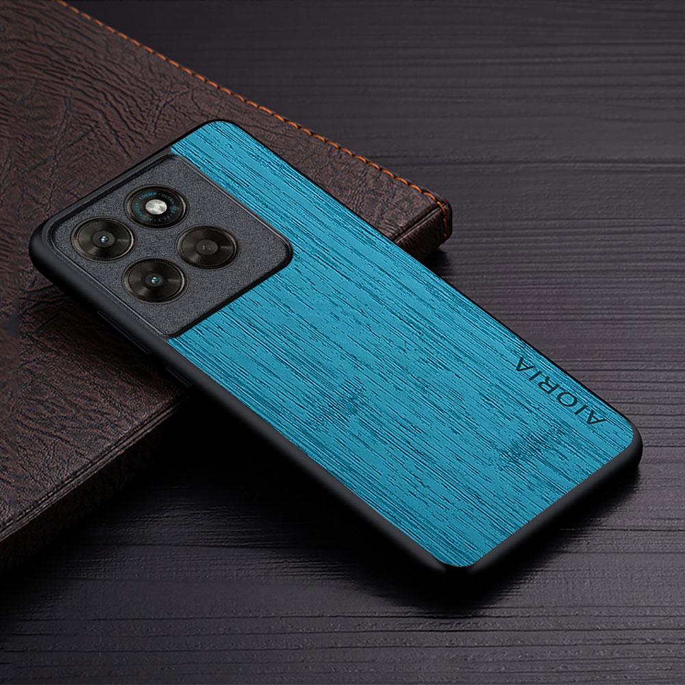 Case for Motorola Moto G77 G37 G17 Straight Wood Grain Faux Leather Phone Cover Funda for Moto G37 Case Capa