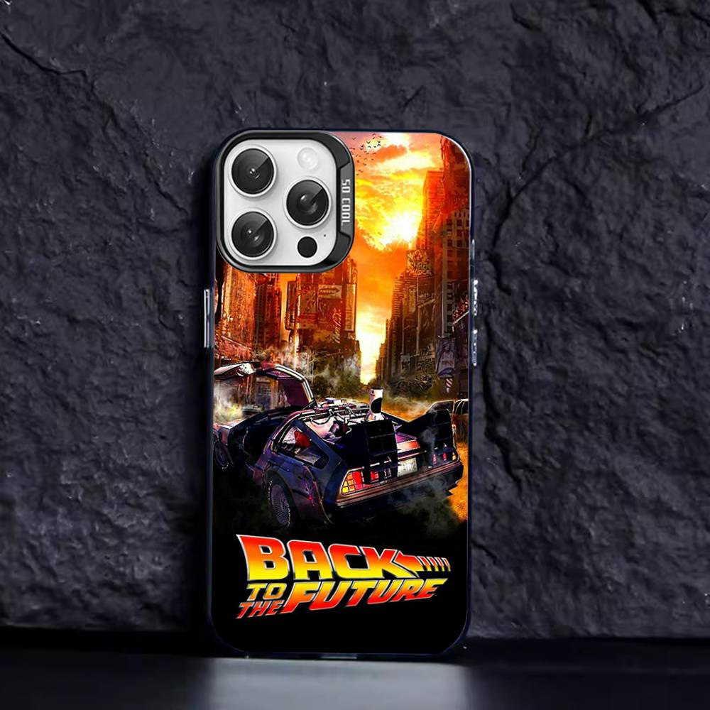 

Back To The Future Phone Cases For IPhone 17 16 15 14 13 12 11 Plus Pro Max Pro Color Matte Cover iPhone 14 plus