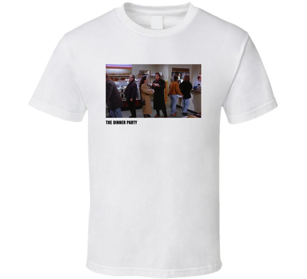 

Seinfeld Episode Title The Dinner Party Tv Show Fan T Shirt Unisex T-Shirt XXL