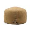 Britský styl Newsboy Cap Pánské Jednobarevné Peaked Cap Forward Cap Outdoor Baret Plochá Cap Driver Ivy Hat Gatsby Painters Klobouky